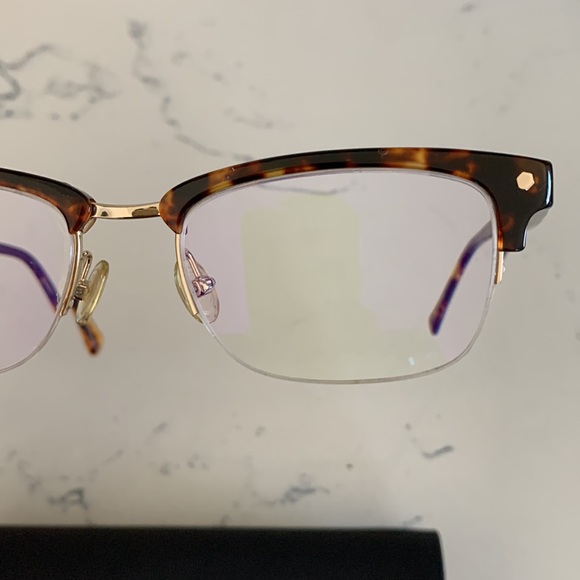 Marc by Marc Jacobs Tortoise Half Rimmed Prescription Glasses - Picture 6 of 7
